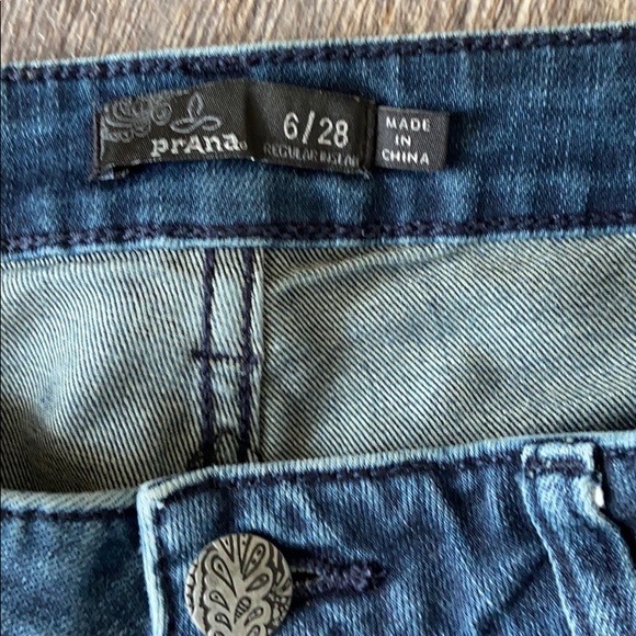 Prana skinny jeans raw hem 28x27.5 - Picture 3 of 6